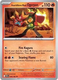 Hearthflame Mask Ogerpon - SV10: Destined Rivals - Pokemon card