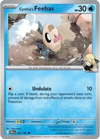 Cynthia's Feebas - SV10: Destined Rivals - Pokemon card