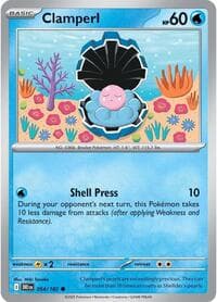 Clamperl - SV10: Destined Rivals - Pokemon card