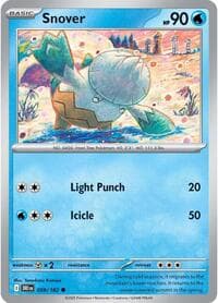 Snover - SV10: Destined Rivals - Pokemon card
