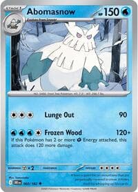 Abomasnow - SV10: Destined Rivals - Pokemon card