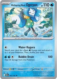 Wellspring Mask Ogerpon - SV10: Destined Rivals - Pokemon card