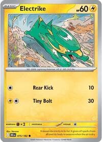 Electrike - SV10: Destined Rivals - Pokemon card