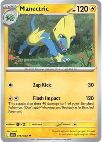 Manectric - SV10: Destined Rivals - Pokemon card