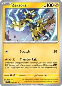 Zeraora - SV10: Destined Rivals - Pokemon card