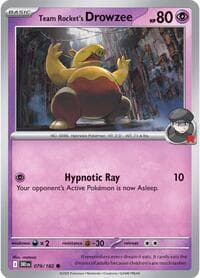 Team Rocket's Drowzee - SV10: Destined Rivals - Pokemon card