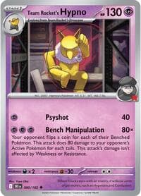 Team Rocket's Hypno - SV10: Destined Rivals - Pokemon card