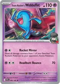 Team Rocket's Wobbuffet - SV10: Destined Rivals - Pokemon card