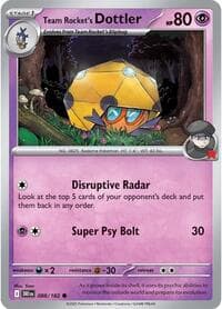 Team Rocket's Dottler - SV10: Destined Rivals - Pokemon card