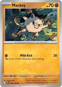 Mankey - SV10: Destined Rivals - Pokemon card