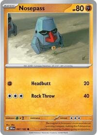 Nosepass - SV10: Destined Rivals - Pokemon card