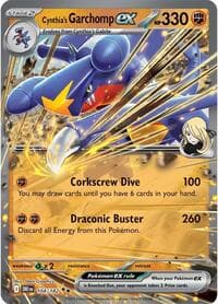 Cynthia's Garchomp ex - SV10: Destined Rivals - Pokemon card
