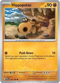Hippopotas - SV10: Destined Rivals - Pokemon card