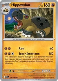 Hippowdon - SV10: Destined Rivals - Pokemon card