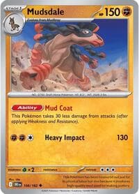 Mudsdale - SV10: Destined Rivals - Pokemon card
