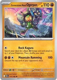 Cornerstone Mask Ogerpon - SV10: Destined Rivals - Pokemon card