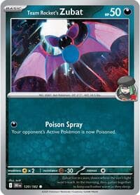 Team Rocket's Zubat - SV10: Destined Rivals - Pokemon card