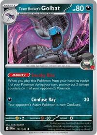 Team Rocket's Golbat - SV10: Destined Rivals - Pokemon card
