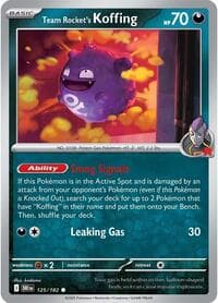 Team Rocket's Koffing - SV10: Destined Rivals - Pokemon card