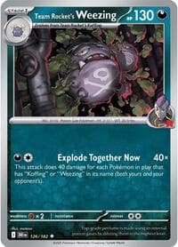 Team Rocket's Weezing - SV10: Destined Rivals - Pokemon card