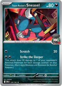 Team Rocket's Sneasel - SV10: Destined Rivals - Pokemon card