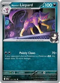 Marnie's Liepard - SV10: Destined Rivals - Pokemon card