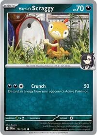 Marnie's Scraggy - SV10: Destined Rivals - Pokemon card