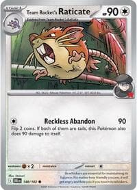 Team Rocket's Raticate - SV10: Destined Rivals - Pokemon card