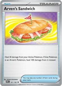 Arven's Sandwich - SV10: Destined Rivals - Pokemon card