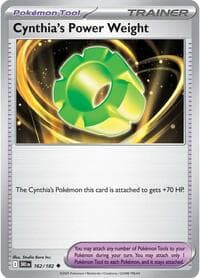 Cynthia's Power Weight - SV10: Destined Rivals - Pokemon card