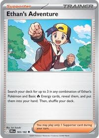 Ethan's Adventure - SV10: Destined Rivals - Pokemon card
