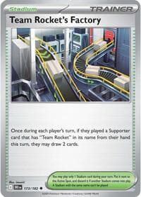 Team Rocket's Factory - SV10: Destined Rivals - Pokemon card