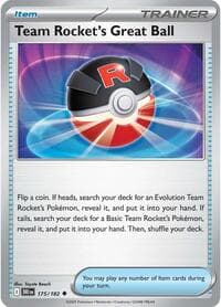 Team Rocket's Great Ball - SV10: Destined Rivals - Pokemon card