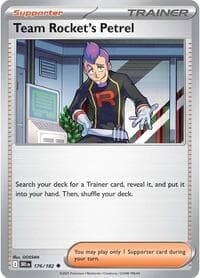 Team Rocket's Petrel - SV10: Destined Rivals - Pokemon card