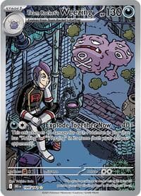 Team Rocket's Weezing - SV10: Destined Rivals - Pokemon card