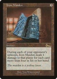 Iron Maiden - Urza's Legacy - Magic: The Gathering card