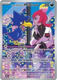 Team Rocket's Murkrow - SV10: Destined Rivals - Pokemon card