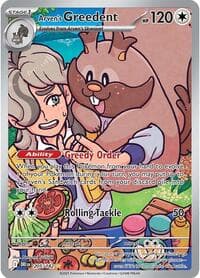 Arven's Greedent - SV10: Destined Rivals - Pokemon card