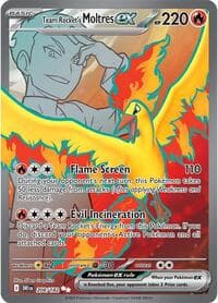 Team Rocket's Moltres ex - SV10: Destined Rivals - Pokemon card