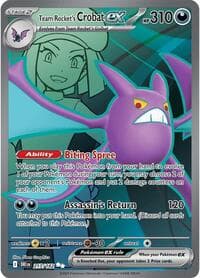 Team Rocket's Crobat ex - SV10: Destined Rivals - Pokemon card