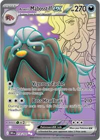 Arven's Mabosstiff ex - SV10: Destined Rivals - Pokemon card