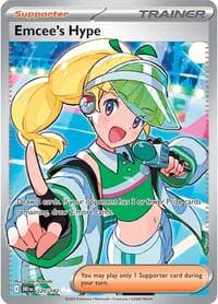 Emcee's Hype - SV10: Destined Rivals - Pokemon card