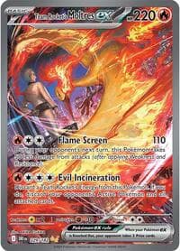 Team Rocket's Moltres ex - SV10: Destined Rivals - Pokemon card