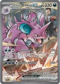 Team Rocket's Nidoking ex - SV10: Destined Rivals - Pokemon card