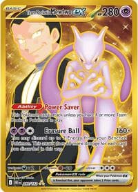 Team Rocket's Mewtwo ex - SV10: Destined Rivals - Pokemon card