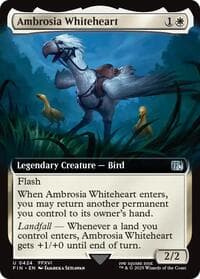 Ambrosia Whiteheart (Extended Art) - FINAL FANTASY - Magic: The Gathering card