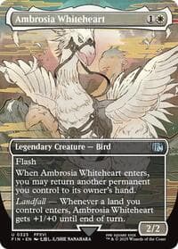 Ambrosia Whiteheart (Borderless) - FINAL FANTASY - Magic: The Gathering card