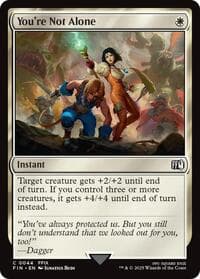 You're Not Alone - FINAL FANTASY - Magic: The Gathering card