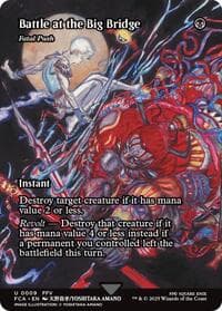 Battle at the Big Bridge - Fatal Push (Showcase) - FINAL FANTASY: Through the Ages - Magic: The Gathering card