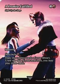 A Promise Fulfilled - Light Up the Stage (Showcase) - FINAL FANTASY: Through the Ages - Magic: The Gathering card